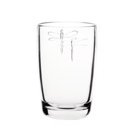 Longdrinkglas libelle, transparant van La Rochère, set van 6