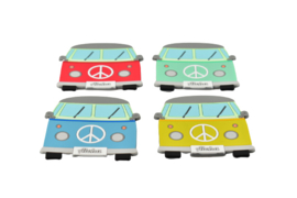 Balvi glasonderzetters VW 4 stuks in doosje