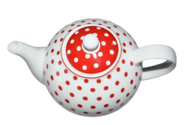 Theepot Polka dot rood 1 L van Isabelle Rose