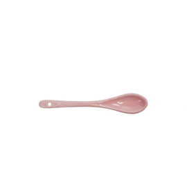 Porseleinen lepel roze met hartjes Isabelle Rose
