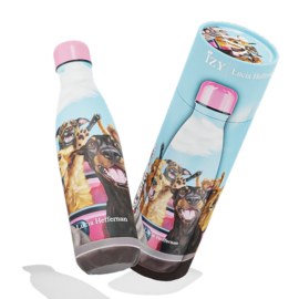 IZY thermo drinkfles "Thrill Seekers' van Lucia Heffernan, 500 ml