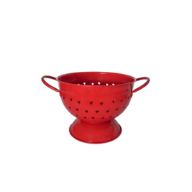 Retro vergiet Rood met hartjes Isabelle Rose