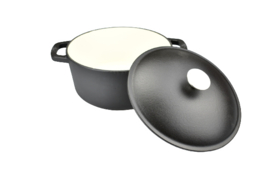 Braadpan houtskool zwart mat van Slic.