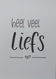 Heel veel liefs