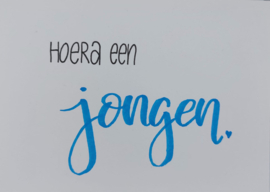 Hoera een jongen