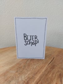 Beterschap - stoer