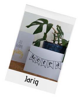 Kaarten - verjaardag - jarig