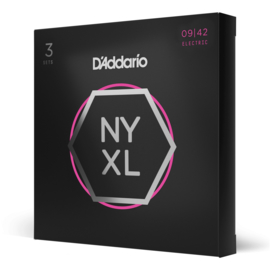 D'Addario NYXL0942-3P   3 pack snaren set voor elektrische gitaar