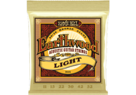 Ernie Ball 2004 snarenset Guitar Earthwood Light 011-052