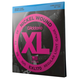 D'Addario EXL170 Nickel Wound  Light snaren set voor de bas gitaar