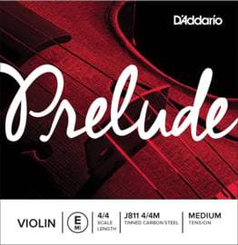 D'Addario J811 4/4M Prelude viool Einzel E Saite Medium J811-4/4M