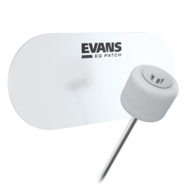 Evans EQPC2 Clear Plastic Double Patch Clear fellschutz