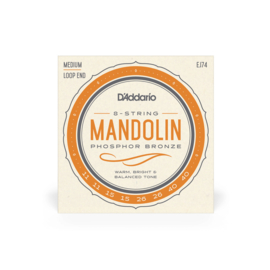 D'Addario EJ74 snaren set voor mandoline