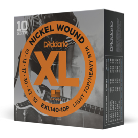 D'Addario EXL140-10P  10 Pack snaren set voor elektrisch gitaar