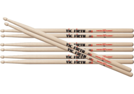 Vic Firth 7A-Pack 4 paar 7A drumstokken houten tip American Classic