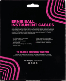 Ernie Ball 6044 gekrulde instrumenten kabel 9 m zwart