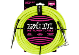 Ernie Ball 6085 geweven gitaar kabel 5,5 meter Neon geel