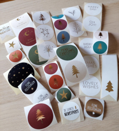 Stickerset Kerst - 33 stuks