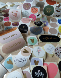 Set sluitstickers | 111 stuks