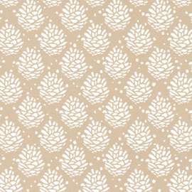 Kadopapier | pinecone pattern | rol 50 cm