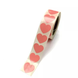 Sluitsticker | heart neon  5 cm