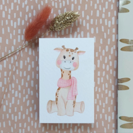 Minikaartje | giraffe