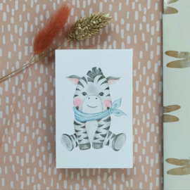 Minikaartje | zebra