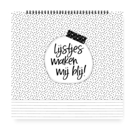 Lijstjes maken mij blij | weekplanner