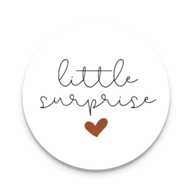 Sluitsticker | little surprise | hartje