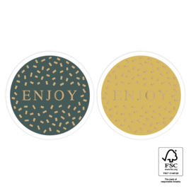 Sluitstickers | enjoy confetti