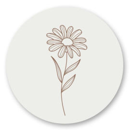 Sluitsticker | flower