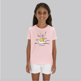 T-Shirt Kids - Girl Power - Pink