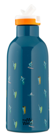 Insulated Bottle + Sport Lid - Surf - Mama Wata