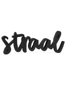 STRAAL from black wood