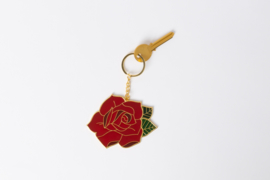Oversized Rose Keychain