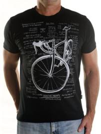 COGNITIVE THERAPY (Zwart) T-Shirt - Cycology Gear