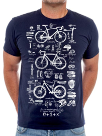BIKE MATHS (Navy) T-Shirt - Cycology Gear