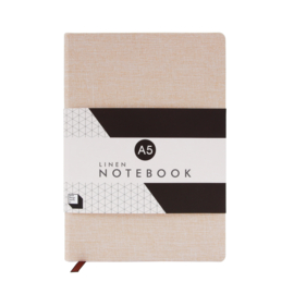 Linen Notebook A5 - Stone - SUCK UK