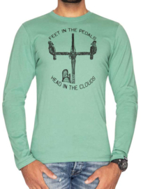 Feet in the Pedals Long Sleeve T-Shirt - Cycology Gear