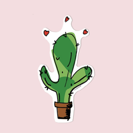 Sticker Cactus 'Hug me'