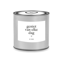 Tinned candle / Enjoy every day
