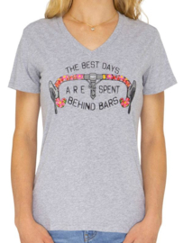 Best Days Behind Bars T-Shirt Ladies - Cycology Gear