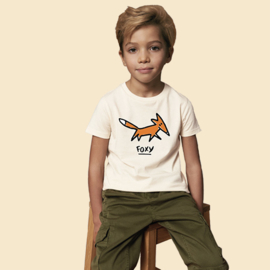 T-Shirt Kids Foxy - Naturel