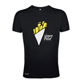Vegan Food T-Shirt - Zwart