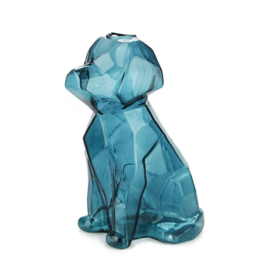 Vaas Sphinx Hond - 23cm - Blauw