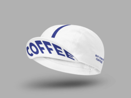 But First Coffee Cycling Cap - white - Çois Cycling Legacy
