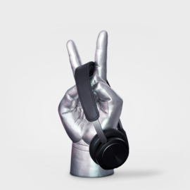Peace Out - Headphone Stand - Silver