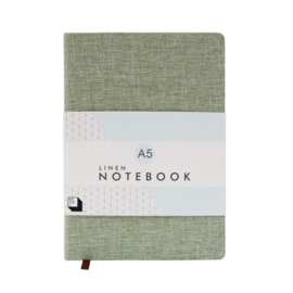Linen Notebook A5 - Moss - SUCK UK