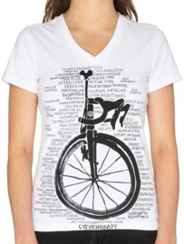 Cycotherapy (Wit) T-Shirt Ladies - Cycology Gear