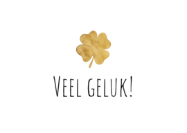 Veel geluk!
